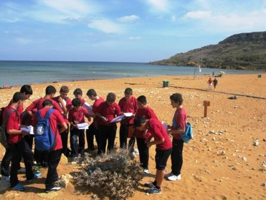 Fieldwork for Form 3 Biology students